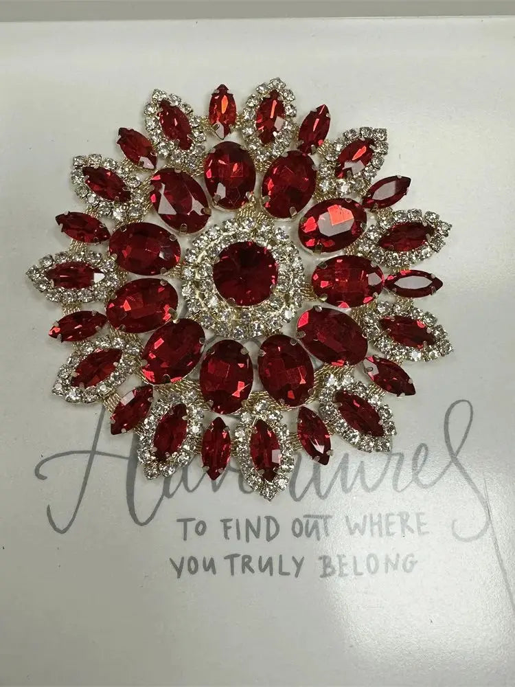 1PCS rhinestone round crystal jewelry wedding appliques for dresses