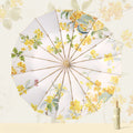 Large Sunscreen UV Sun Umbrella for Women, Printing Folding Rain Umbrellas,Sunny and Rainy Dual-purpose Umbrellas Female Parasol